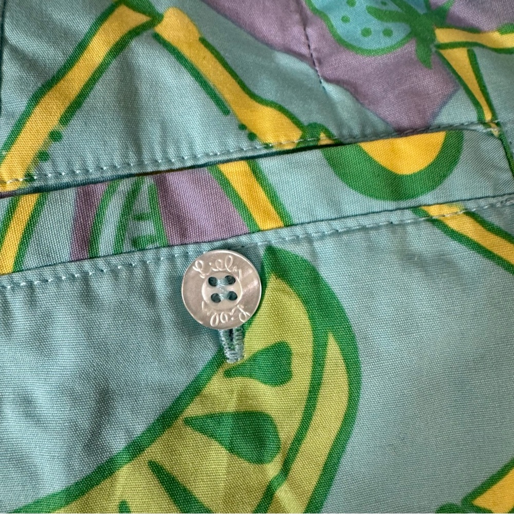 Lilly Pulitzer Mini‎ Skirt Women’s Size 2 Fruit Pineapple Cherry’s - Picture 9 of 13